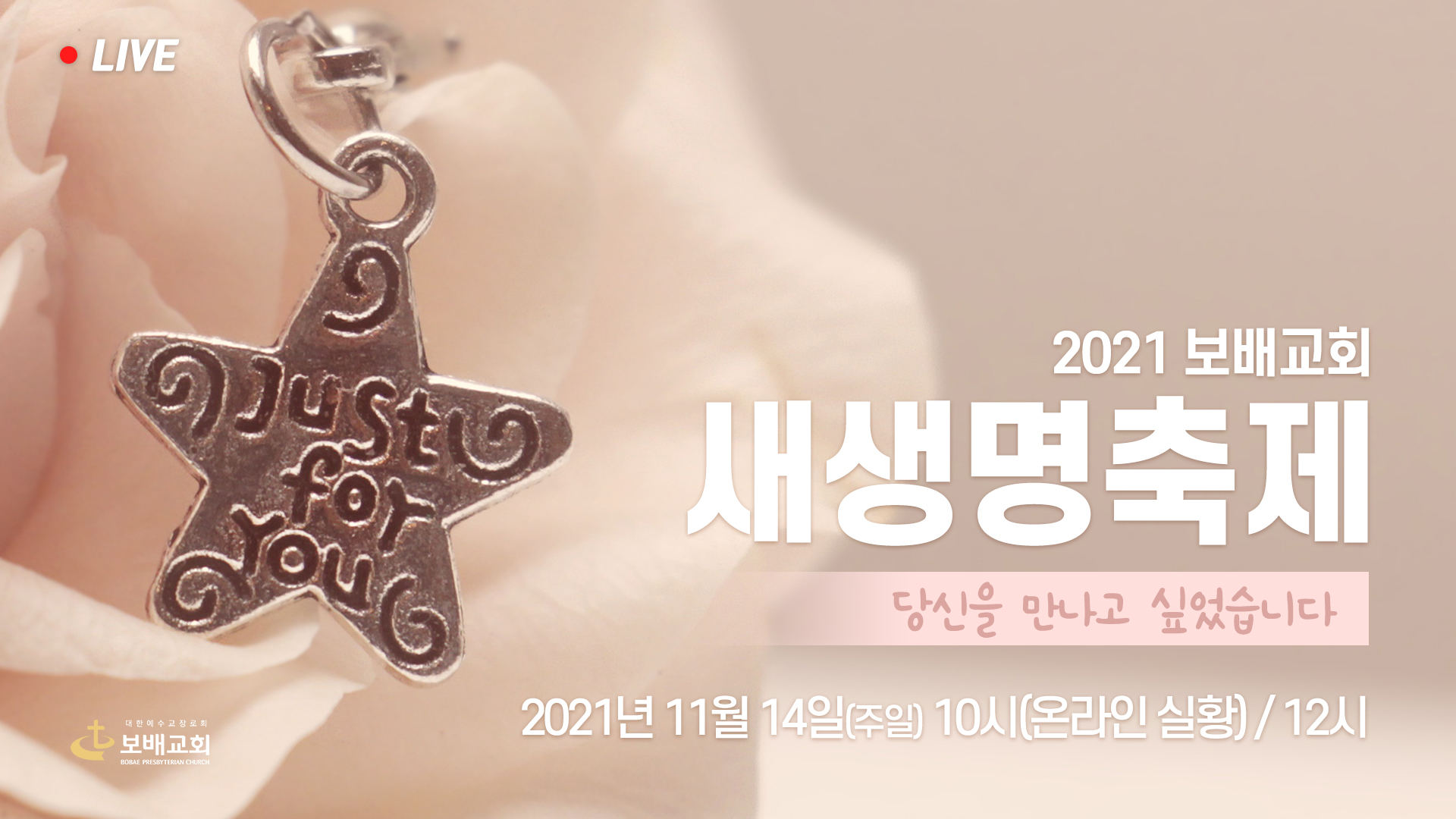 새생명축제 실황 (211114)